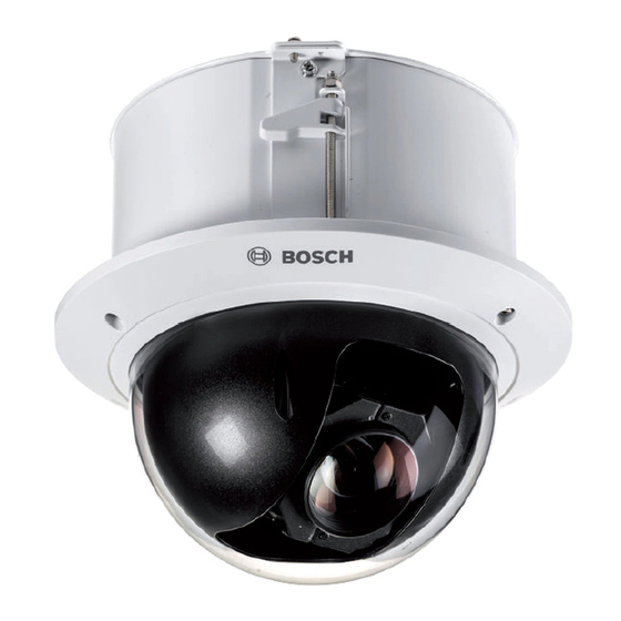 Bosch AUTODOME IP starlight 7000i Mode D'emploi