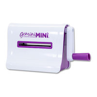 Crafter's Companion Gemini Mini Guide D'utilisation