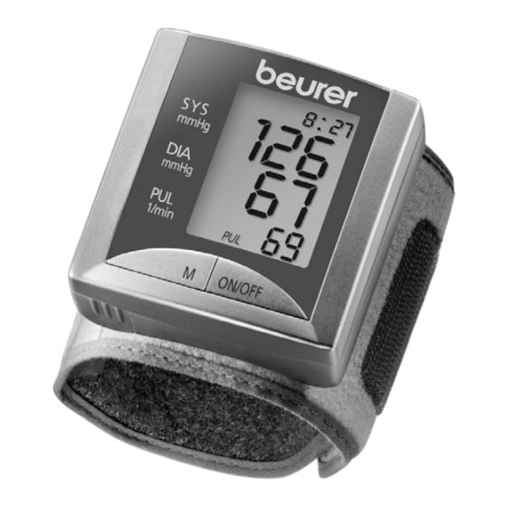 Beurer BC 20 Mode D'emploi