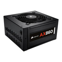 Corsair AX860 Manuel