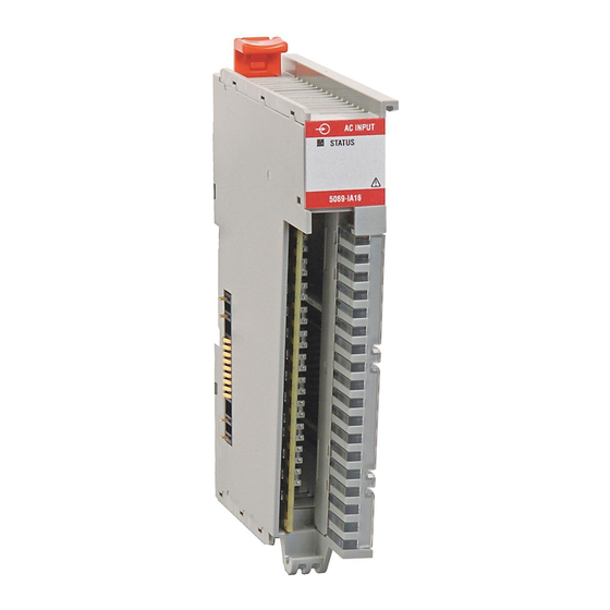 Rockwell Automation Allen-Bradley Compact I/O 5069 Notice D'installation