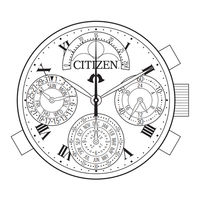 Citizen 677 Série Mode D'emploi