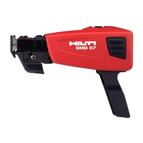 Hilti SMD 57 Mode D'emploi