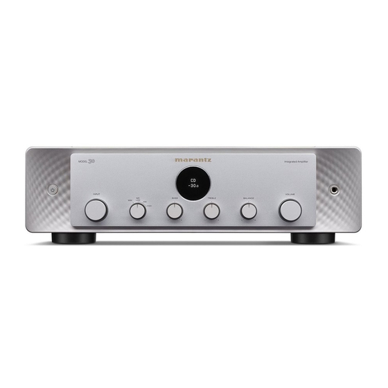 Marantz 30 Guide Rapide