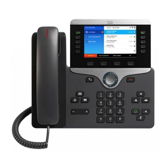 Cisco IP Phone 8800 Serie Guide D'administration