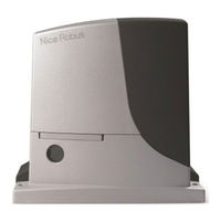 Nice Robus 600/600P Instructions Et Recommandations Pour L'installateur