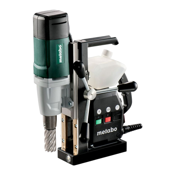 Metabo MAG 32 Notice D'utilisation Originale