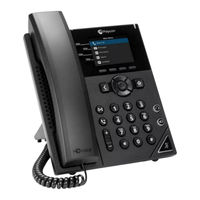 Escaux Polycom VVX250 Guide D'utilisateur