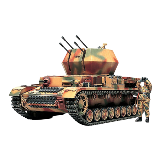 Tamiya GERMAN FLAKPANZER IV WIRBELWIND 32544 Mode D'emploi