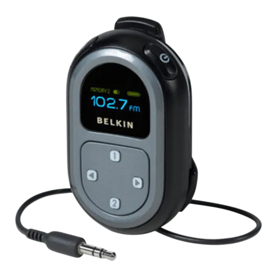 Belkin TuneCast 3 Mode D'emploi