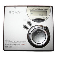 Sony Walkman MZ-N520 Mode D'emploi