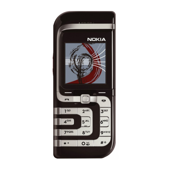 Nokia 7260 Manuel D'utilisation