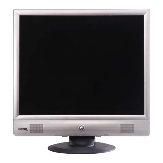 BenQ FP71E Manuel De L'utilisateur