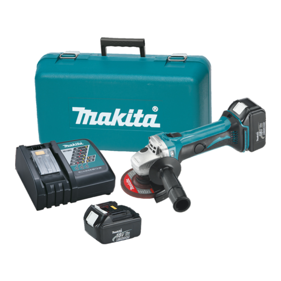 Makita XAG01 Manuel D'instruction