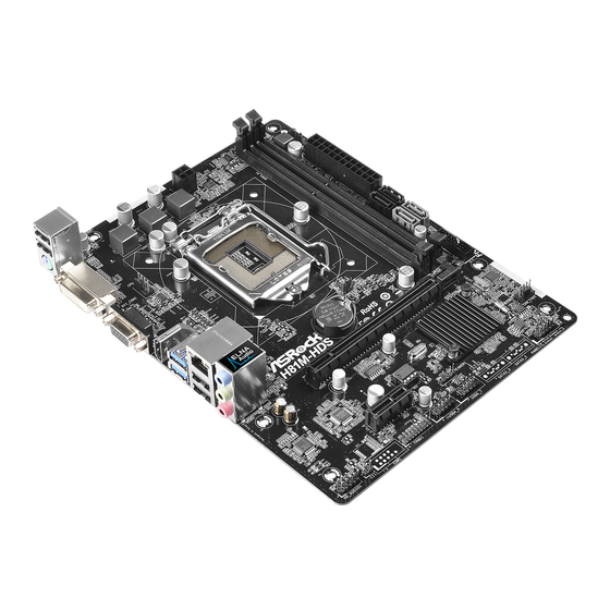 ASROCK H81M-HDS R2.0 Mode D'emploi
