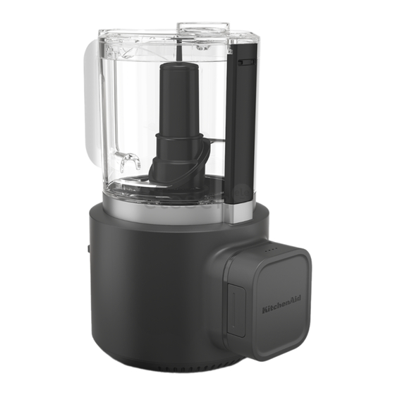 KitchenAid 5KFCR531BM Mode D'emploi