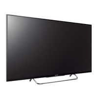 Sony BRAVIA KDL-50W82 B Série Guide De Référence