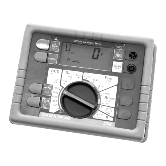 LEM SATURN 100 plus Manuel D'utilisation