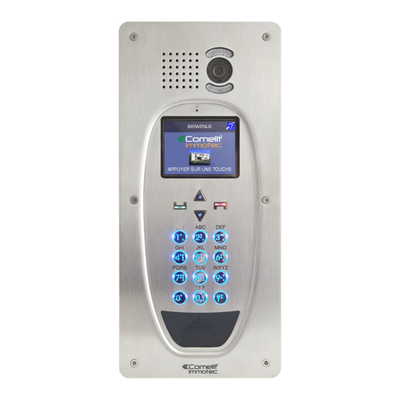 Comelit Immotec PIC6BM Serie Notice D'installation Et D'utilisation