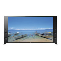 Sony BRAVIA XBR-65X930C Manuel De Référence