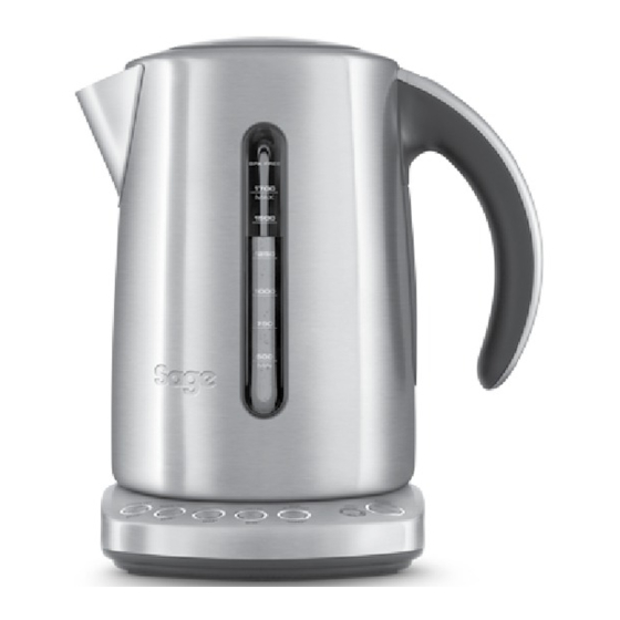 Sage the Smart Kettle SKE825 Guide Rapide