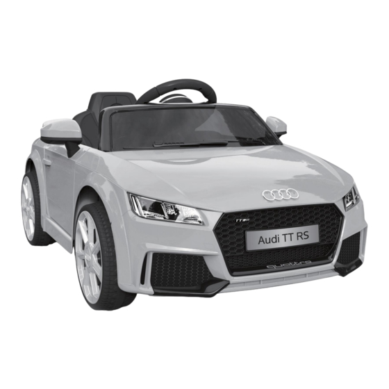 KID MOBILE AUDI TT RS Manuel De Montage Et D'utilisation