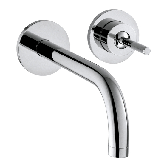 Hansgrohe AXOR Uno 38113000 Mode D'emploi / Instructions De Montage