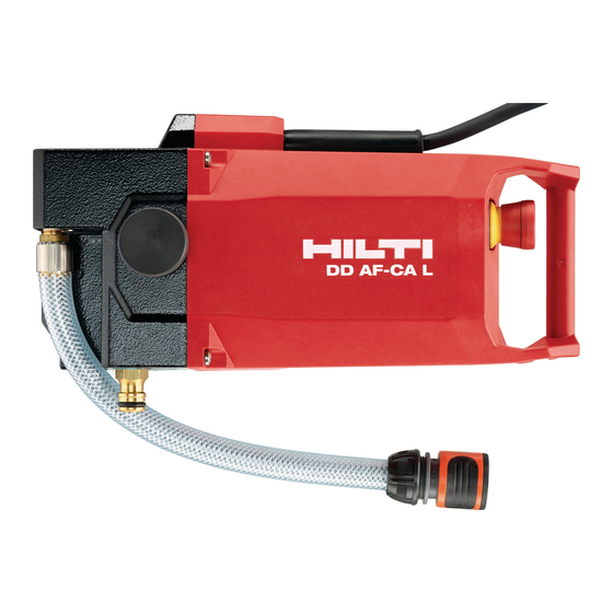 Hilti DD AF-CA H Mode D'emploi