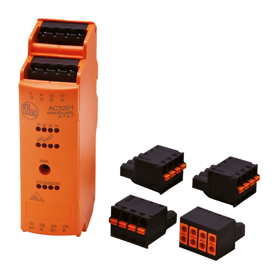 IFM AC3200 Notice D'utilisation