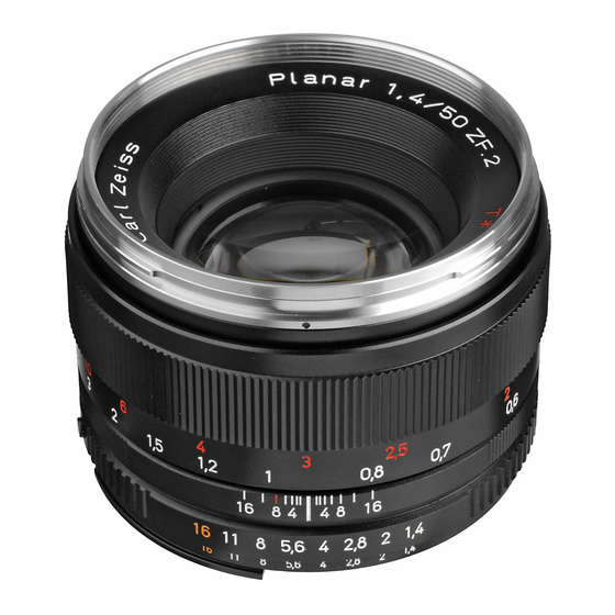 Zeiss ZF-Mount Instructions D'emploi