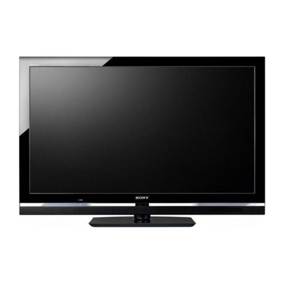 Sony Bravia KLV-52V550A Mode D'emploi