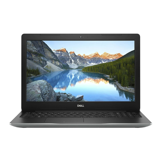 Dell Latitude 3580 Manuel Du Propriétaire