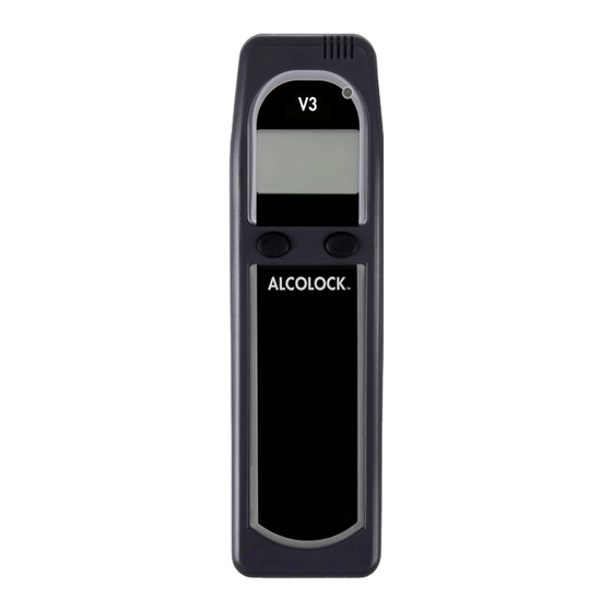 Alcolock V3 Guide D'utilisation