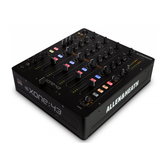 ALLEN & HEATH Xone:43 Guide De Prise En Main