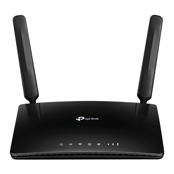 TP-Link TL-MR6500v Guide Utilisateur