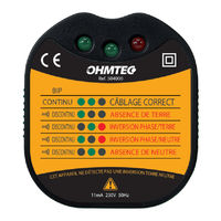 OHMTEC 504000 Notice D'utilisation