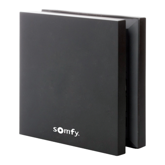 SOMFY Home Motion Box Manuel D'installation Et D'utilisation