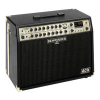 Behringer ULTRACOUSTIC ACX1000 Notice D'utilisation