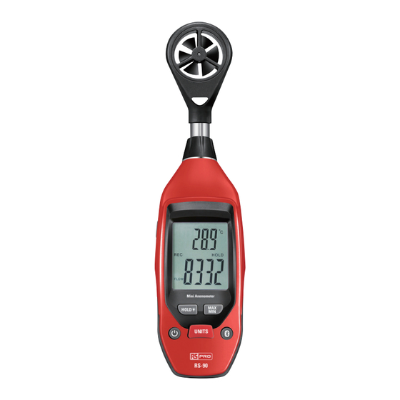 RS Pro RS-90 Mode D'emploi
