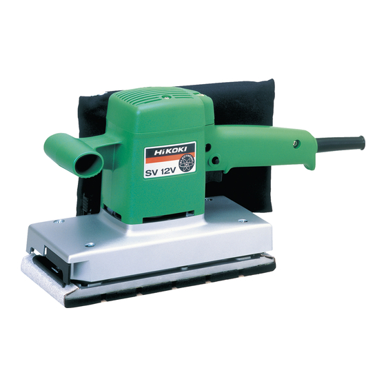 Hitachi SV 12V Mode D'emploi