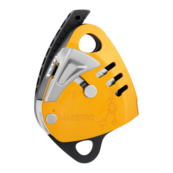 Petzl MAESTRO S Mode D'emploi
