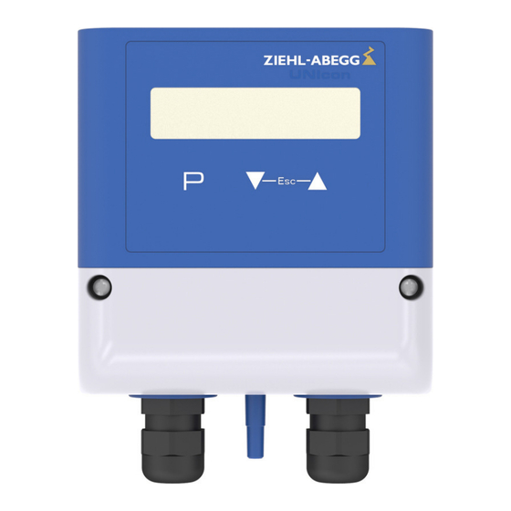 ZIEHL-ABEGG UNIcon CPG- AVC Série Notice D'utilisation