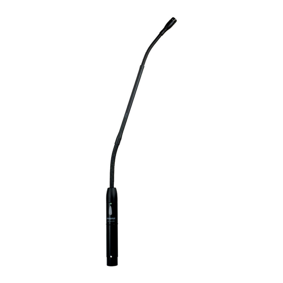 Shure Microflex MX400S Serie Mode D'emploi