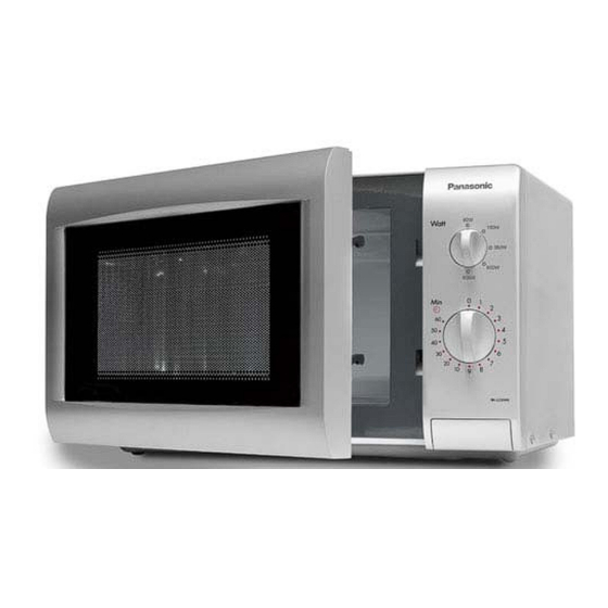 Panasonic NN-E205 Mode D'emploi