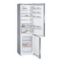 Siemens KG N Serie Manuel D'utilisation