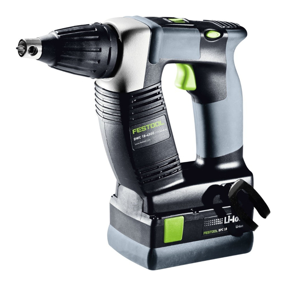 Festool DWC 18-2500 Guide D'utilisation