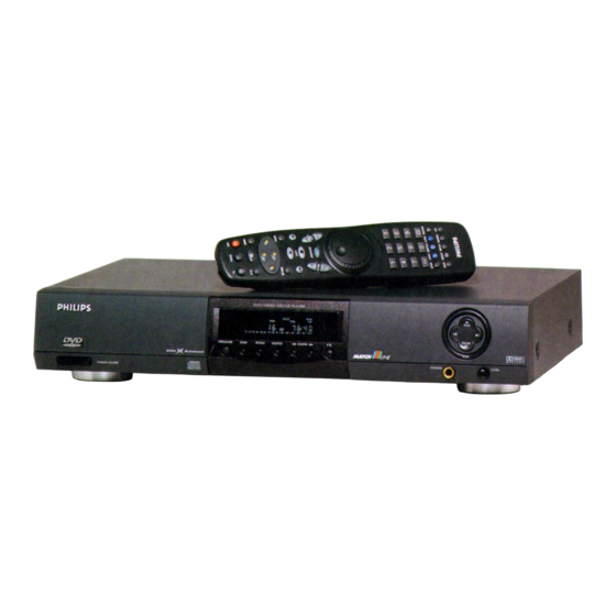 Philips DVD-930 Mode D'emploi
