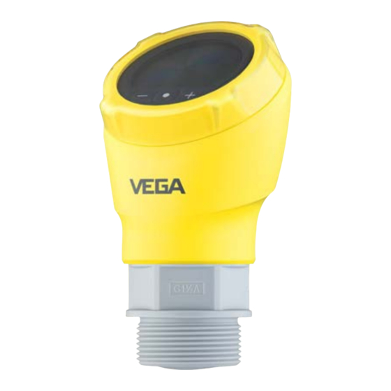 Vega VEGAPULS 31 Mise En Service