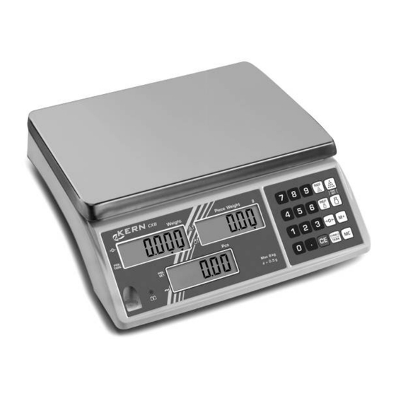 KERN CXB Serie Mode D'emploi