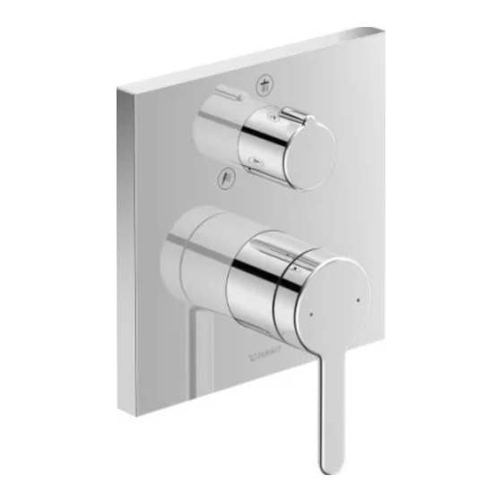 DURAVIT C14210 0110 Notice De Montage Et D'utilisation